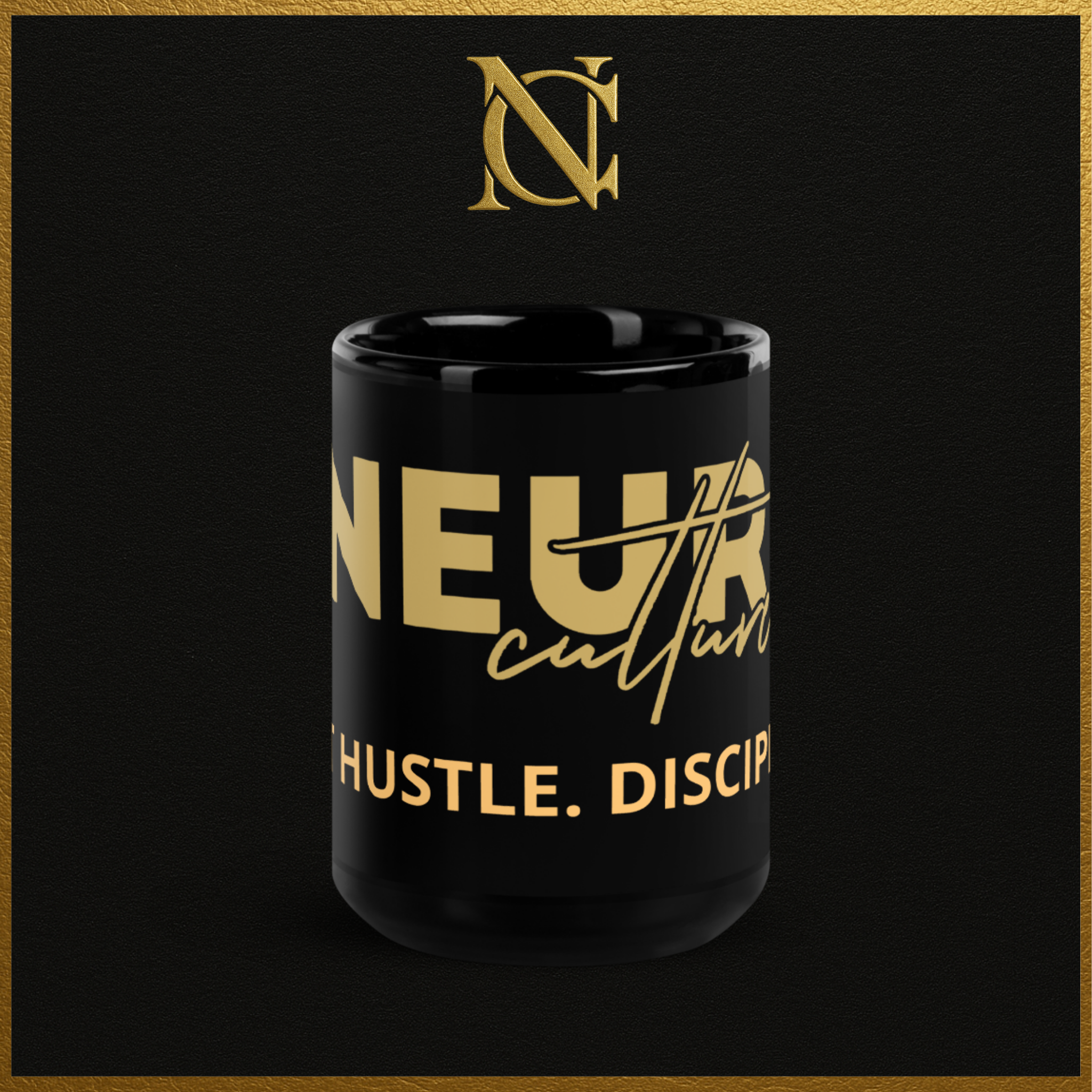 Discipline Mug 15oz — Not Hustle. Discipline.