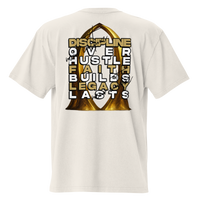 OVERSIZED TEE - FAITH BUILDS, LEGACY LAST ||| NEUR CULTURE
